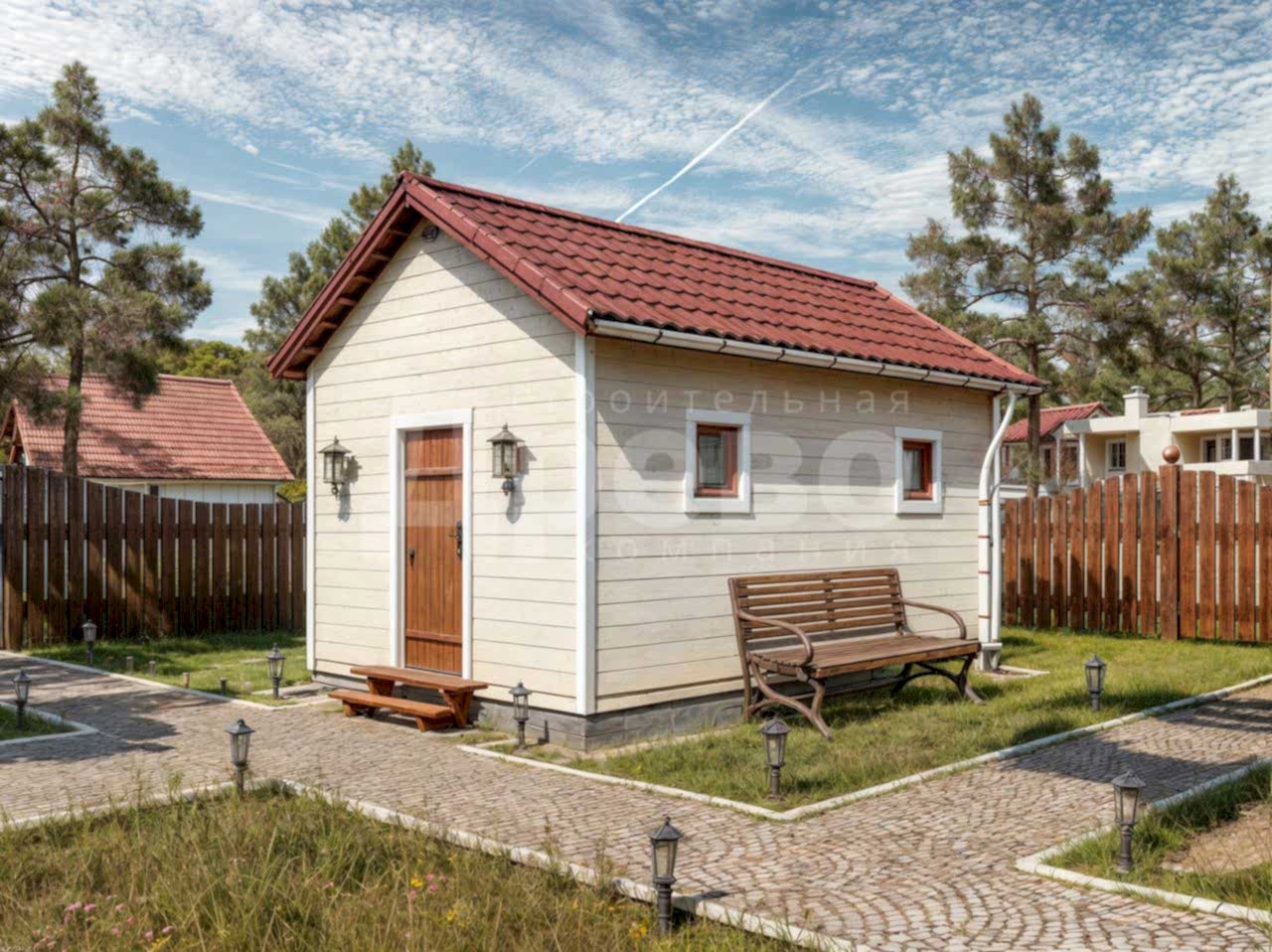 Баня проект каркасная баня Кузьмич-4