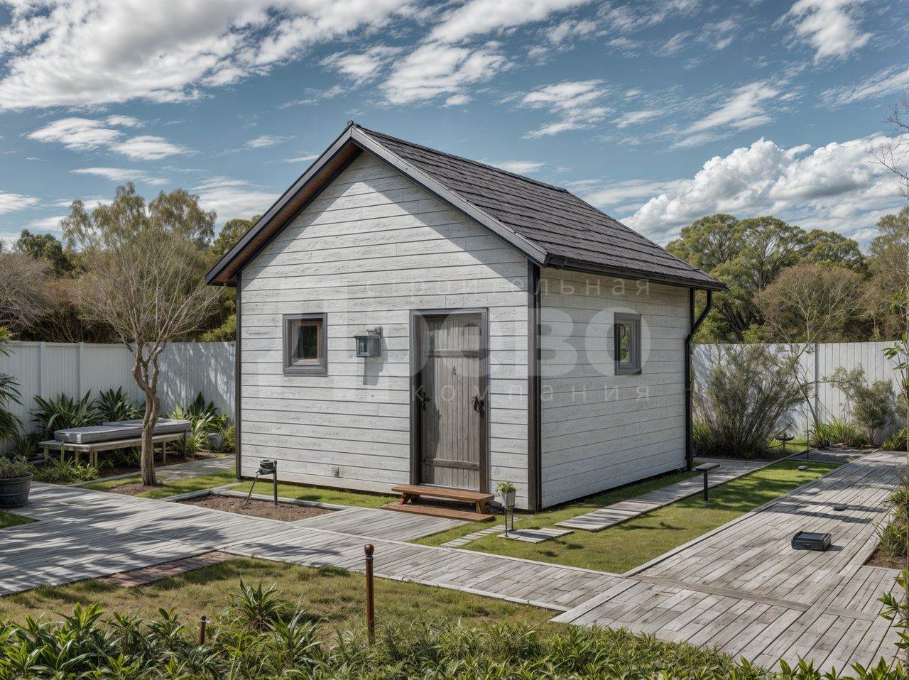 Баня проект каркасная баня Кузьмич-6