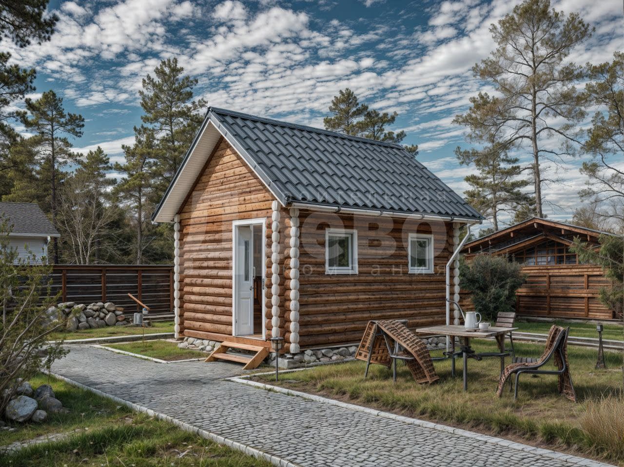 Баня проект баня из бревна Михалыч-1