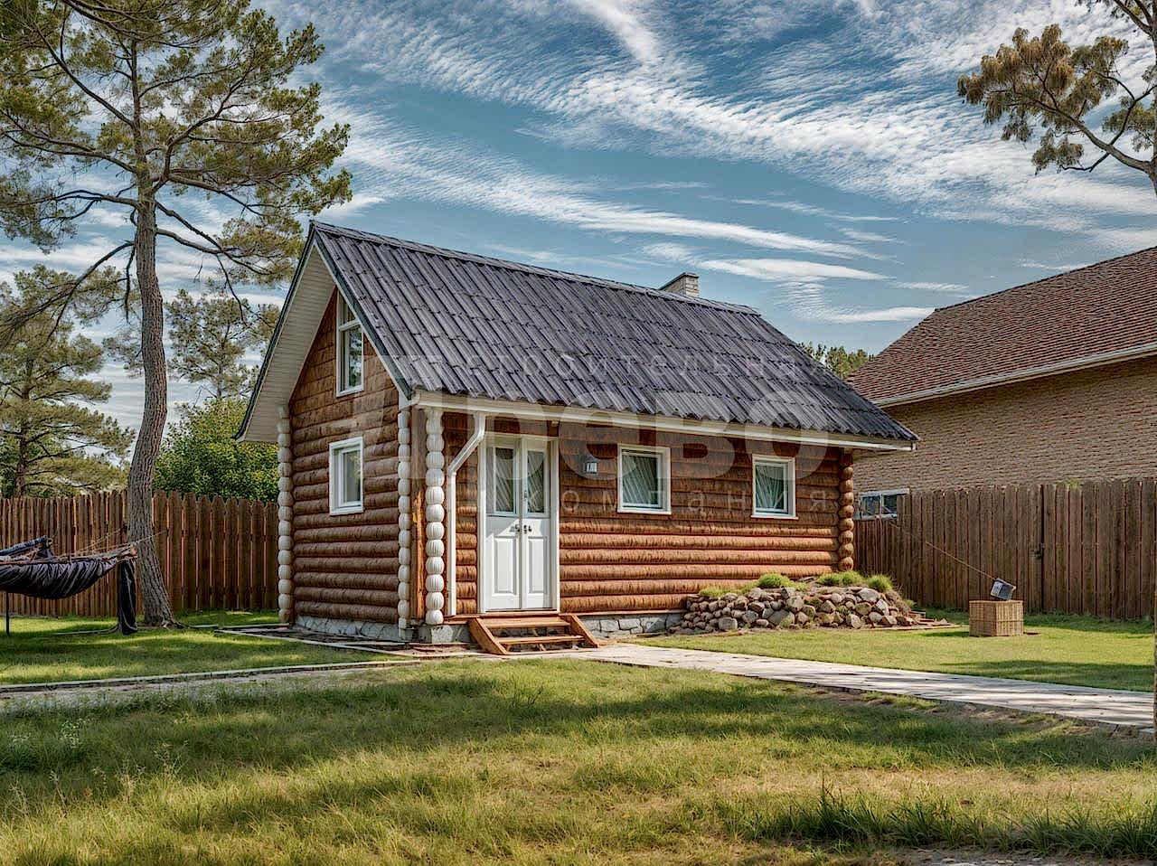 Баня проект баня из бревна Михалыч-5