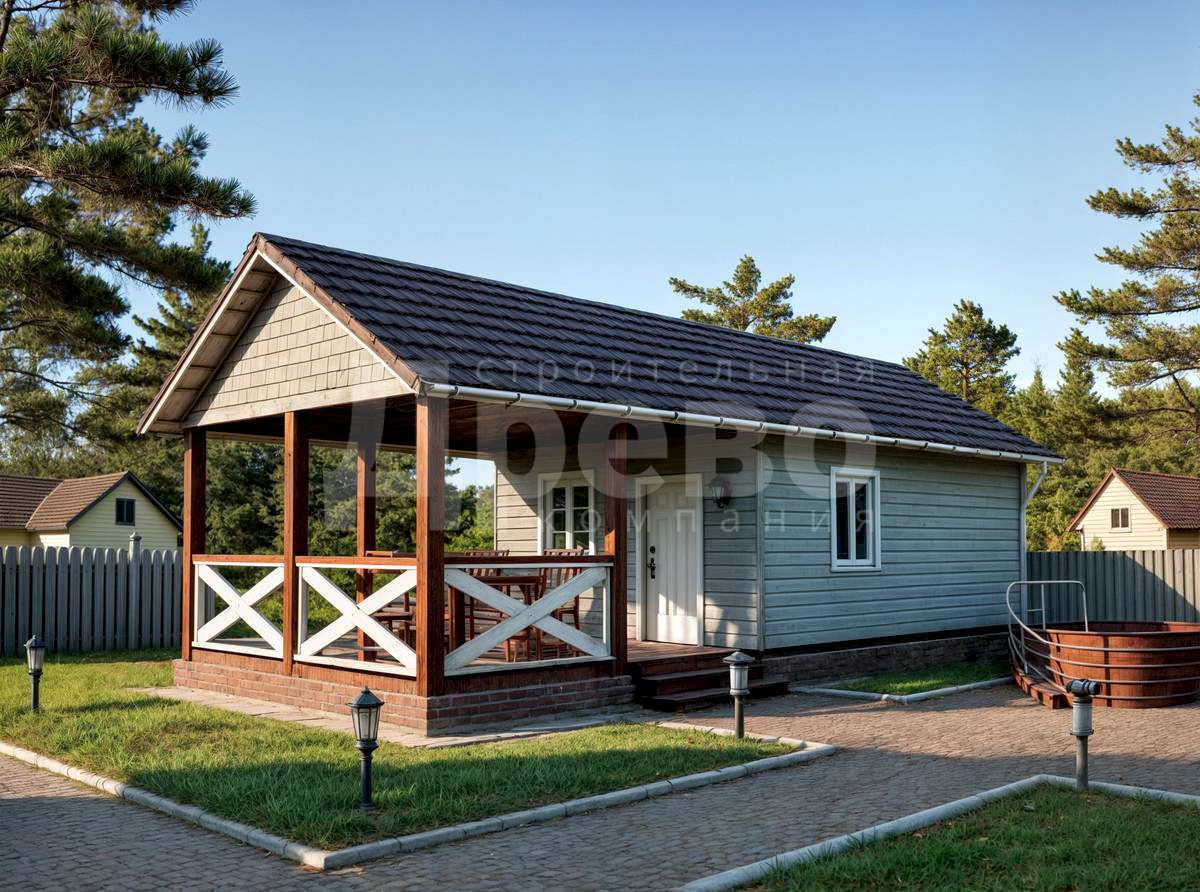 Баня проект баня из бруса Василич-6