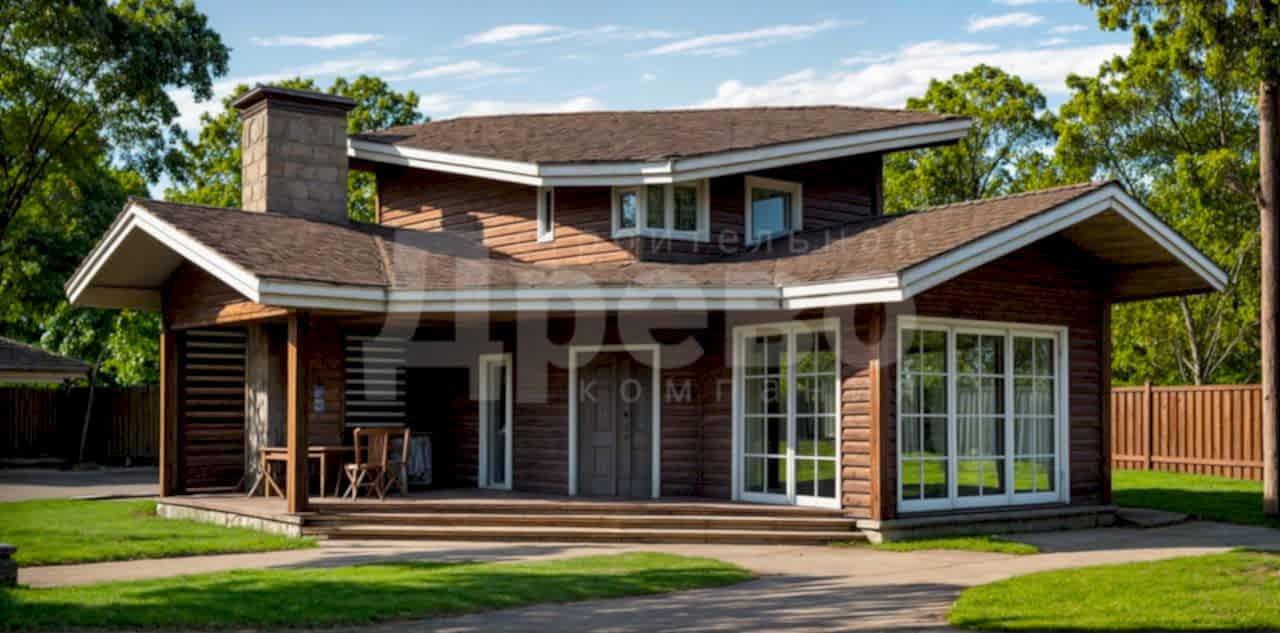 Баня проект баня из бруса Ж-55-08