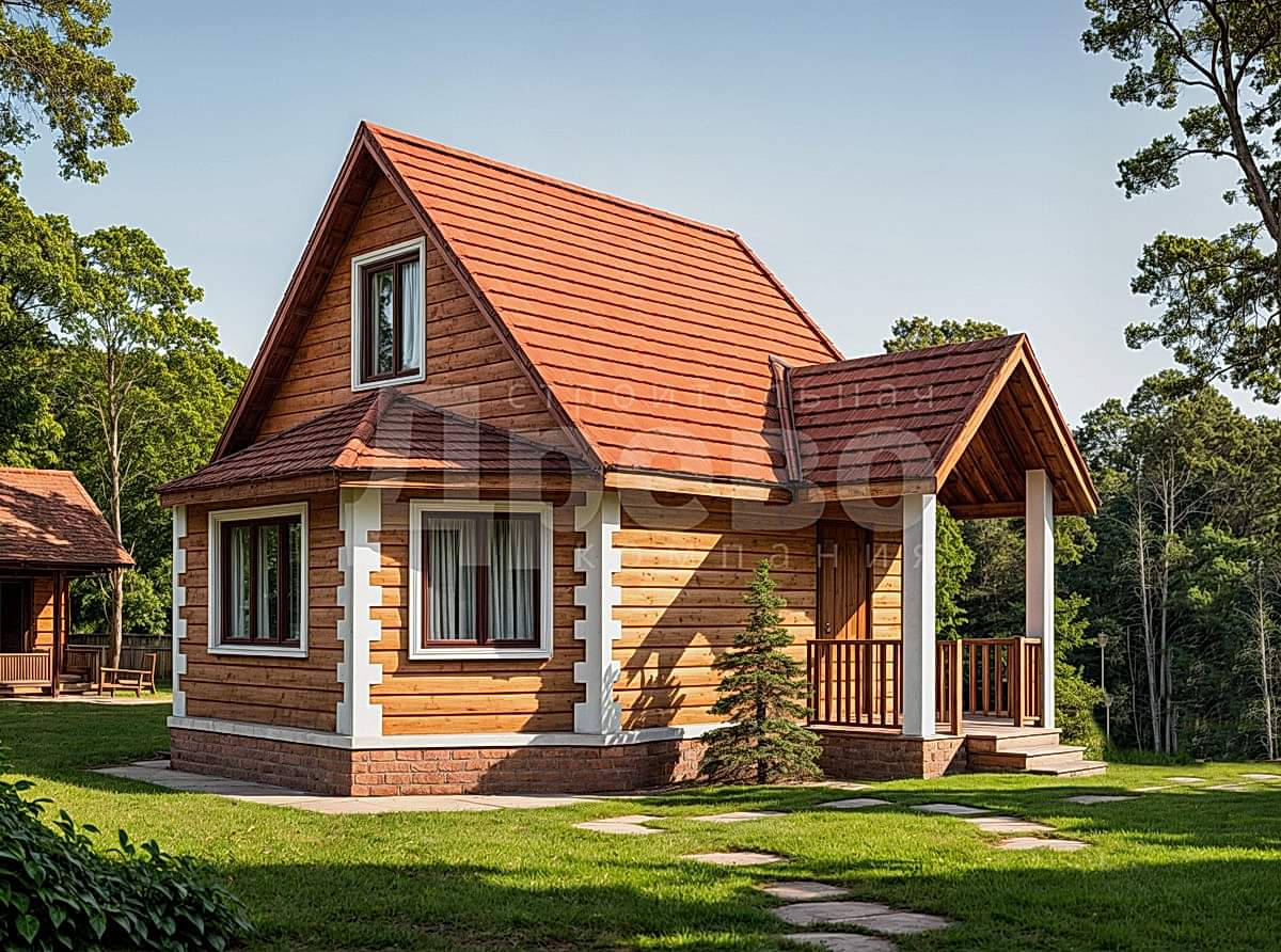 Баня проект баня из бруса Ж-55-29