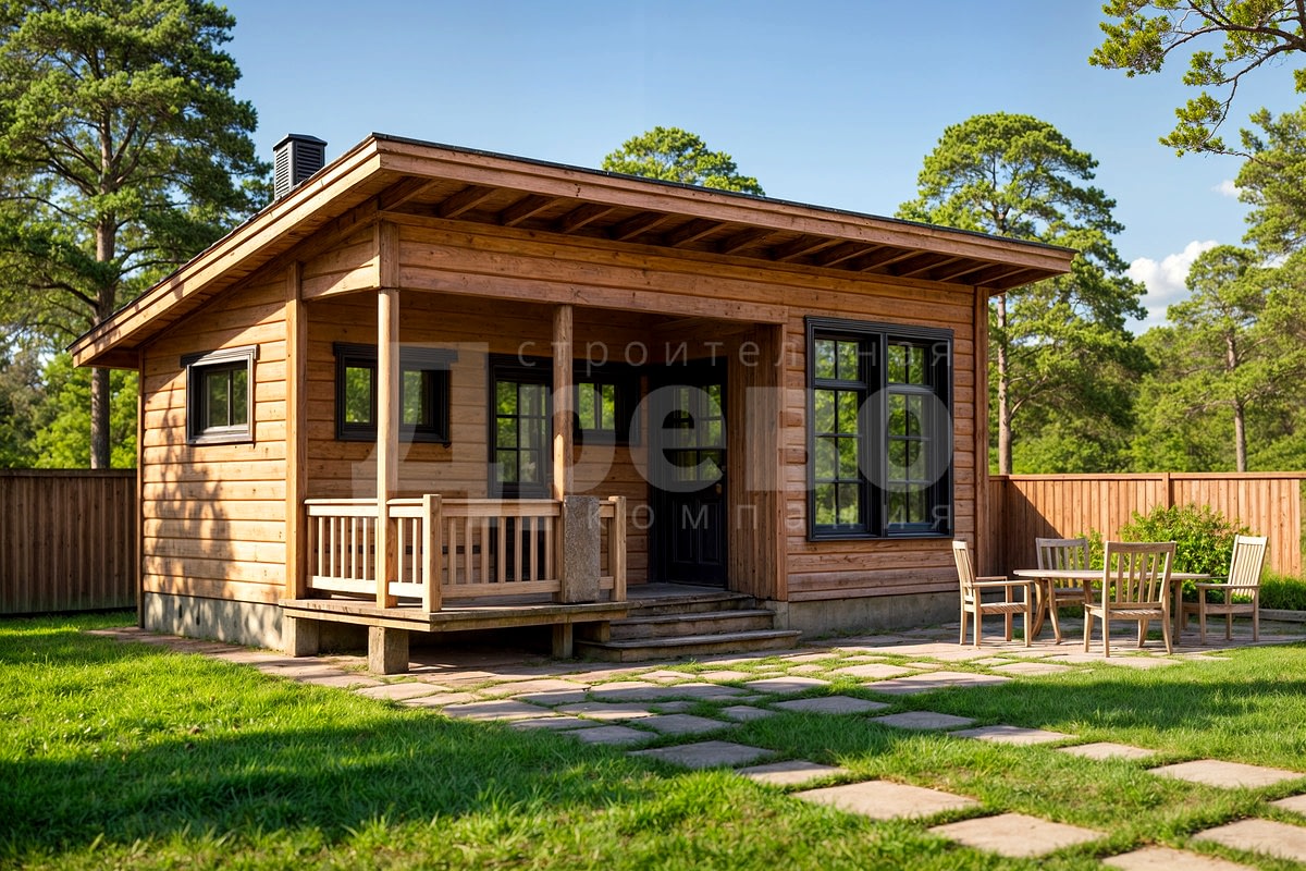 Баня проект баня из бруса Ж-55-35