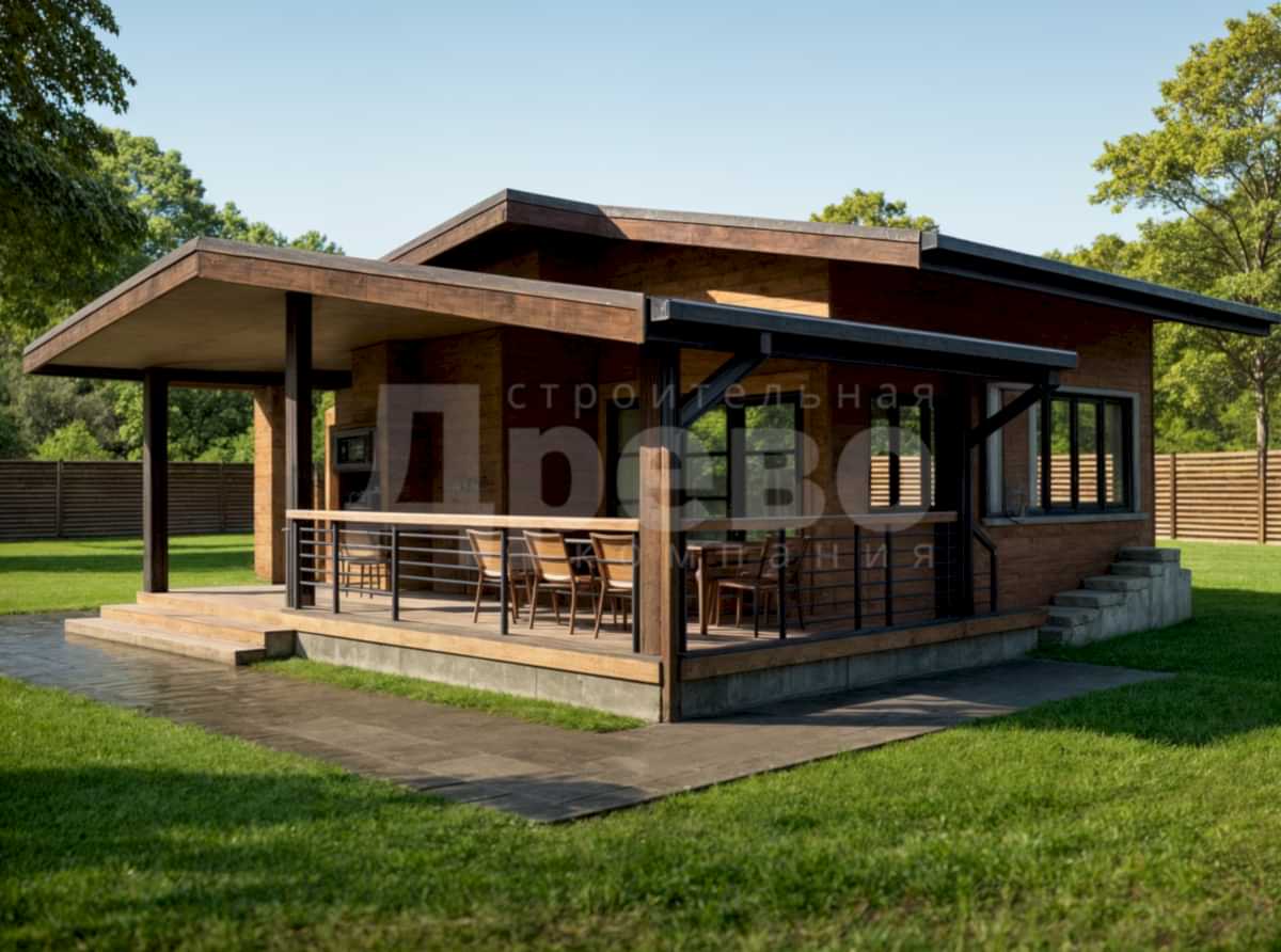 Баня проект баня из бруса Ж-55-38