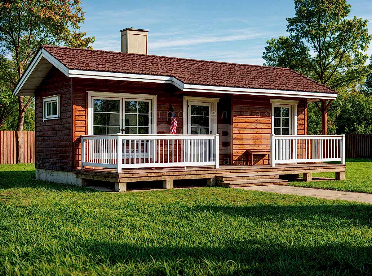 Баня проект баня из бруса Ж-55-43