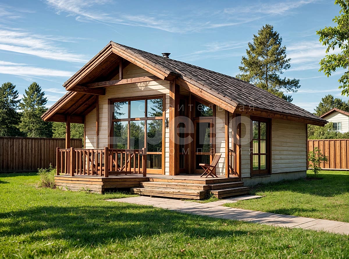 Баня проект баня из бруса Ж-55-50