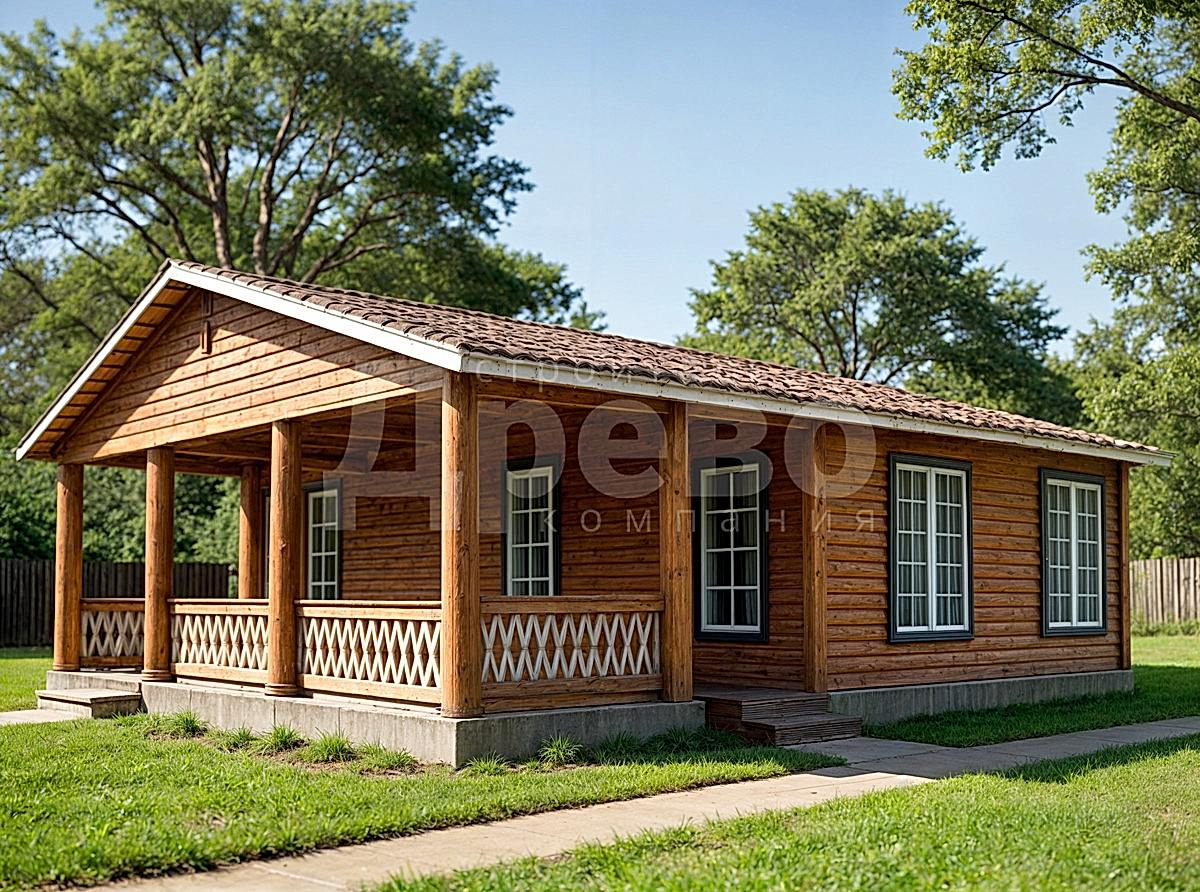 Баня проект баня из бруса Ж-55-82