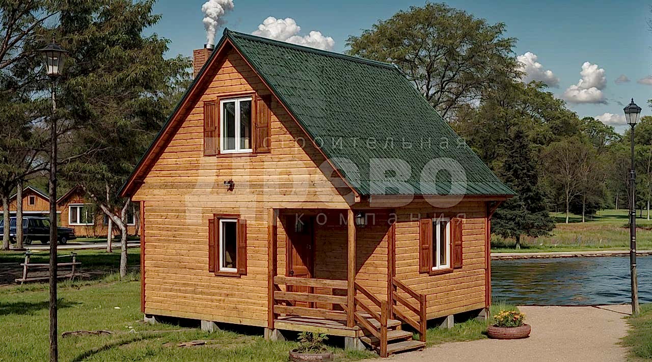 Баня проект каркасная баня Ж-57-01