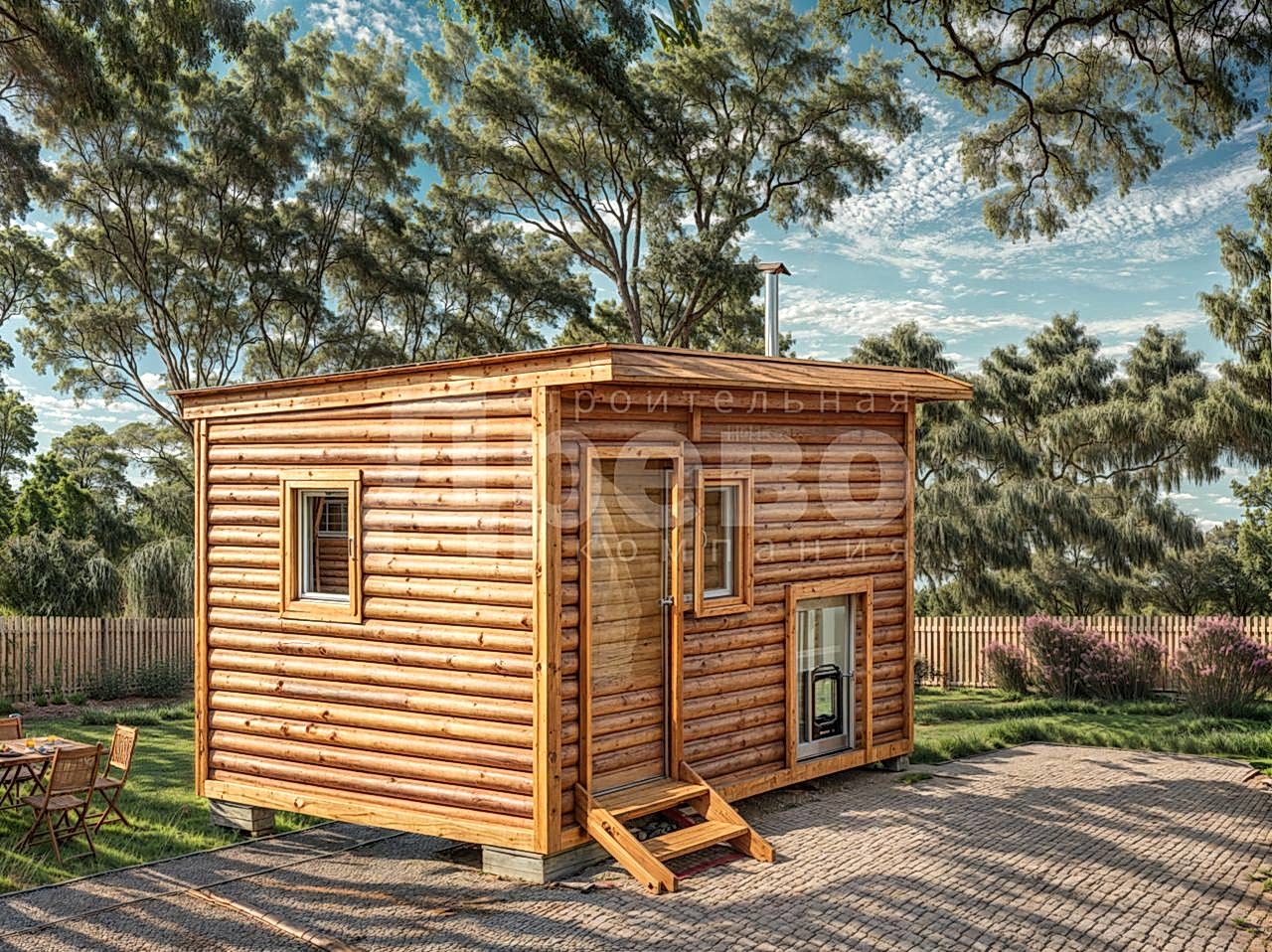 Баня проект каркасная баня Ж-57-27