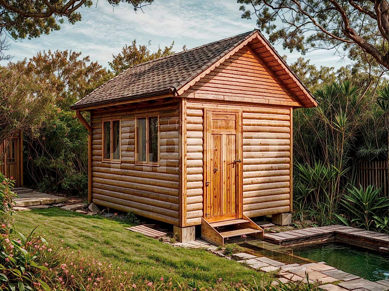 Баня проект каркасная баня Ж-57-31