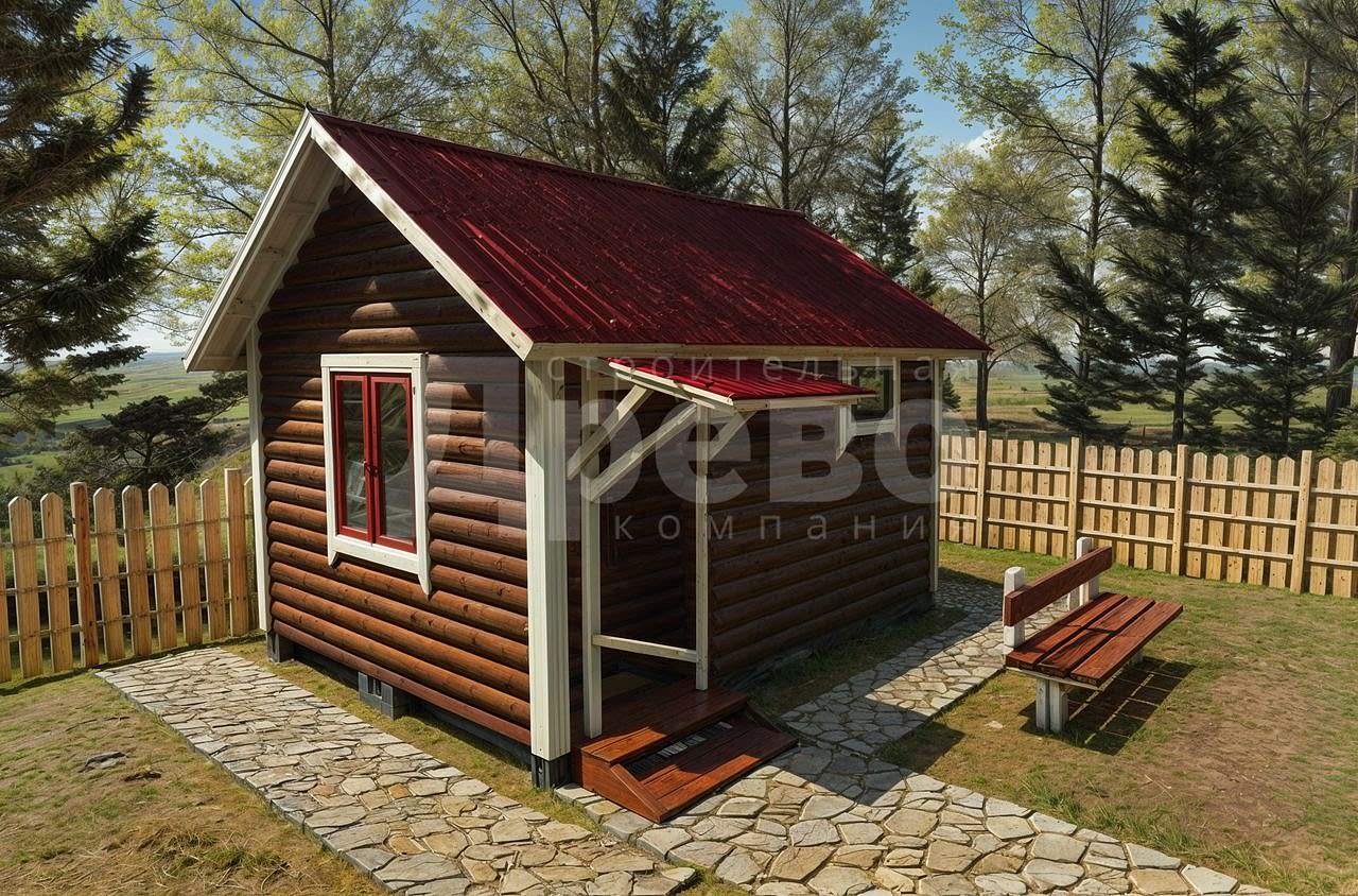 Баня проект каркасная баня Ж-57-32