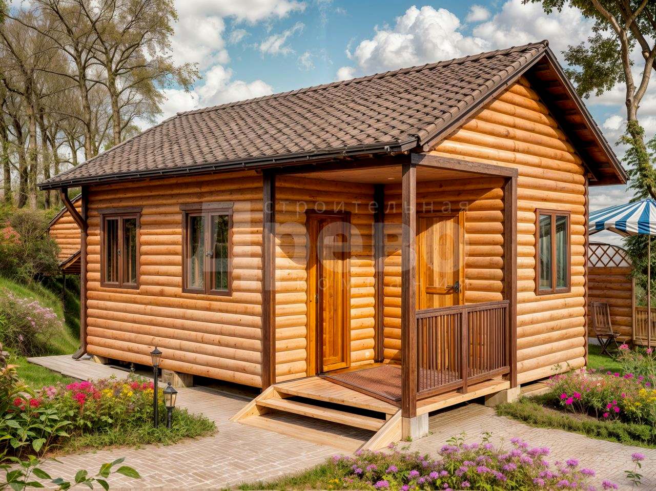 Баня проект каркасная баня Ж-57-47