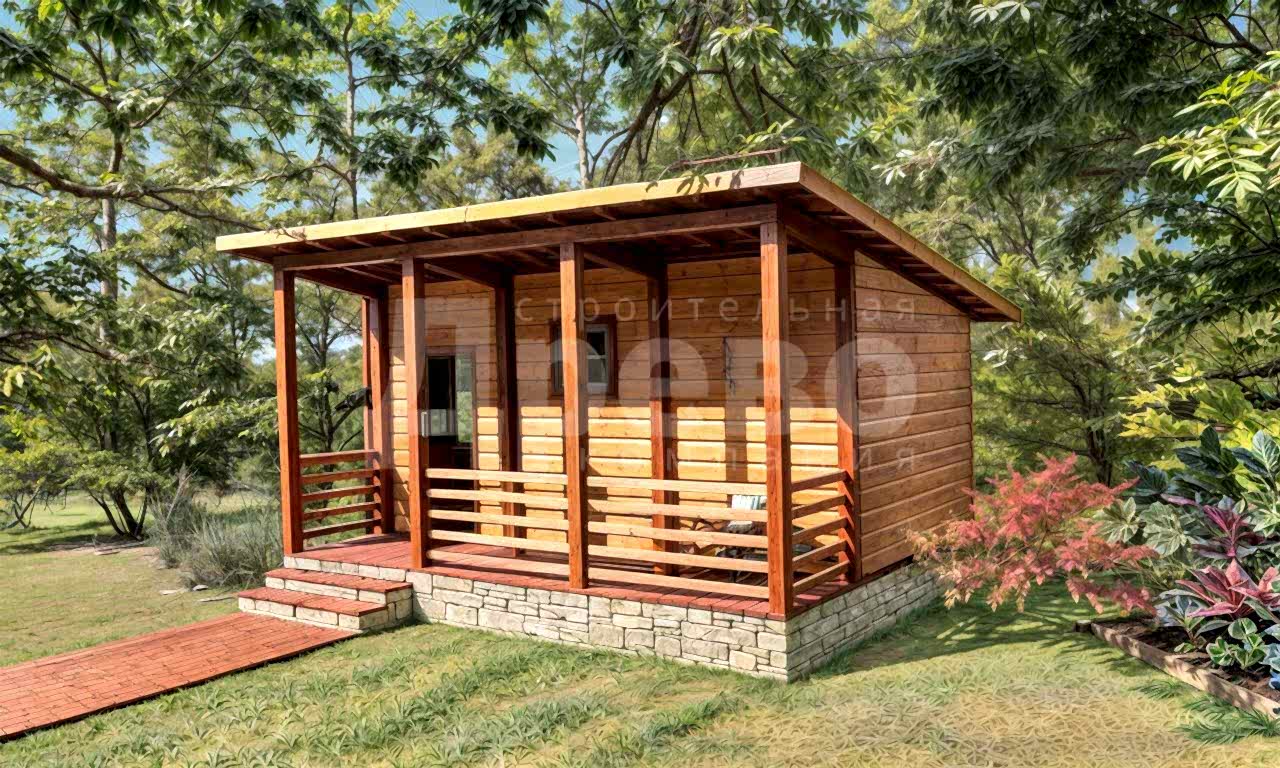 Баня проект каркасная баня Ж-57-49