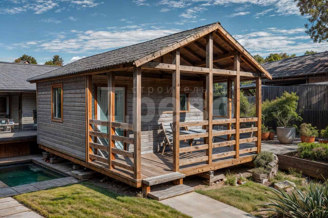 Баня проект каркасная баня Ж-57-50