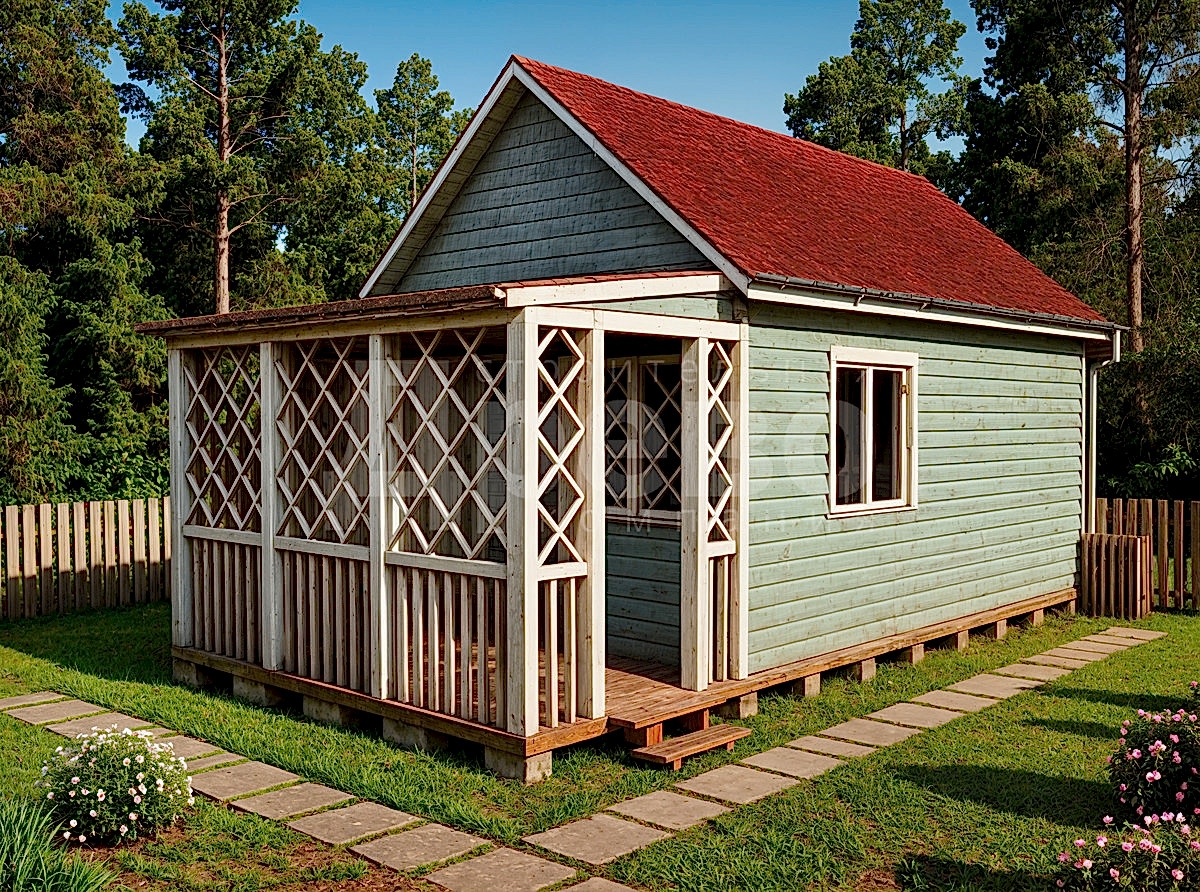 Дачный дом проект дачный Фобос-12