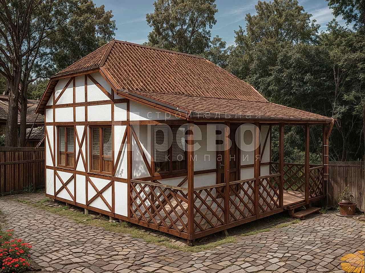 Дачный дом проект дачный Гидра-15