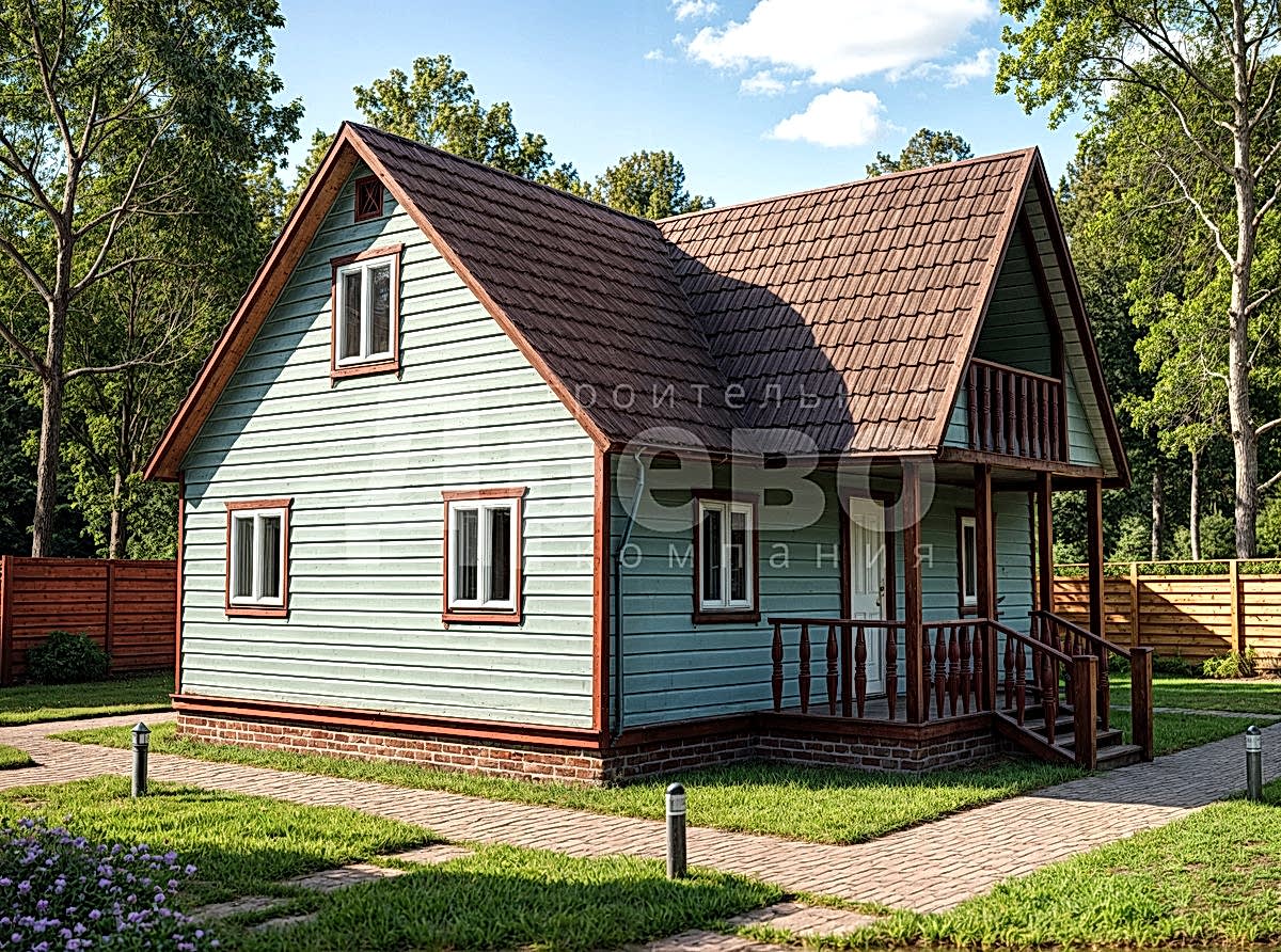 Дачный дом проект дачный Вега-7