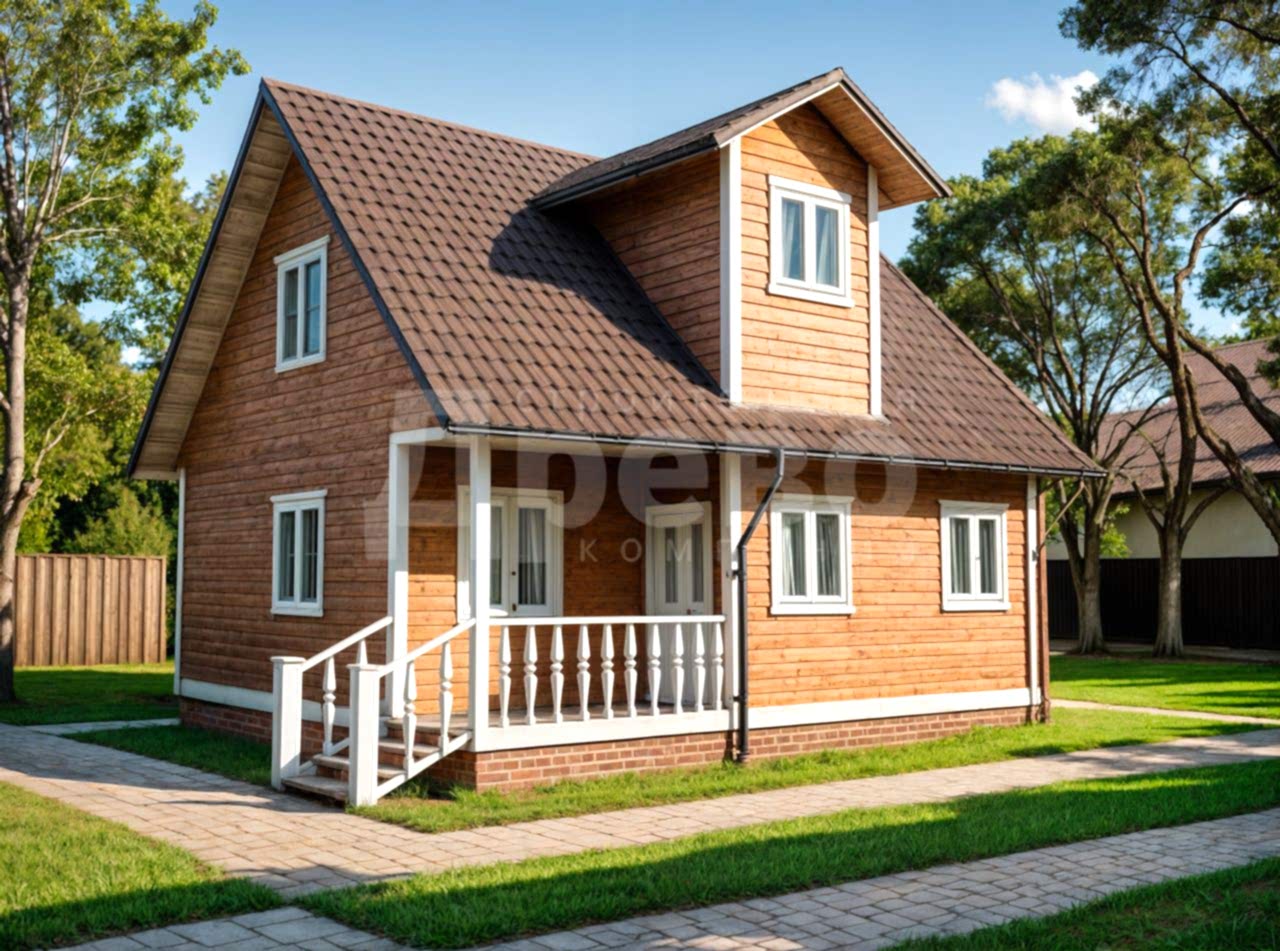 Дачный дом проект дачный Вега-9