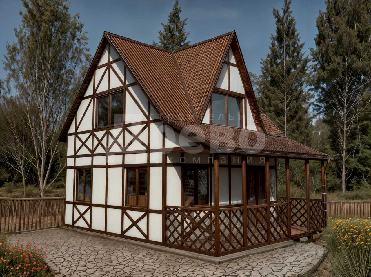 Дачный дом проект дачный Сириус-4