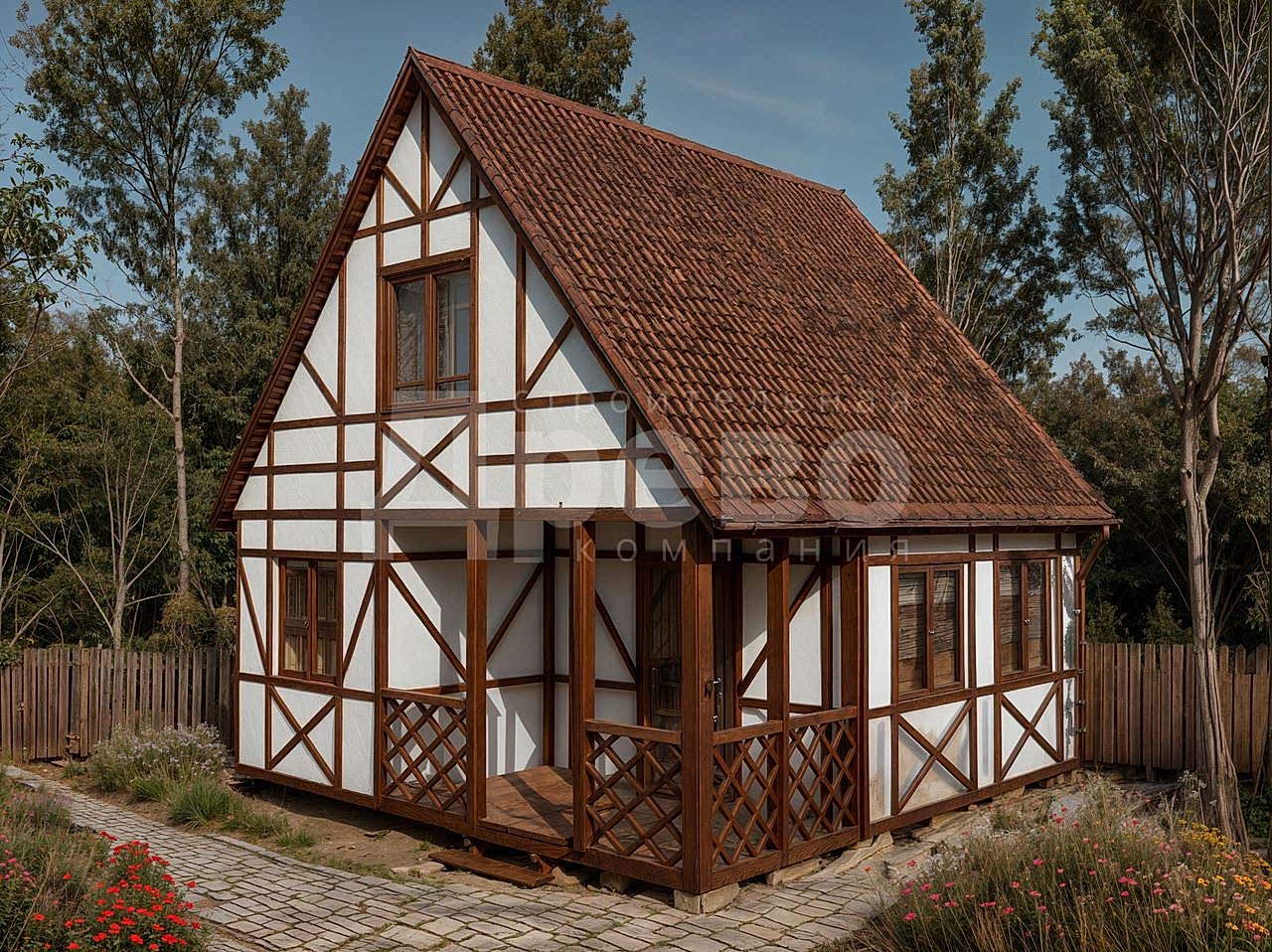 Дачный дом проект дачный Сириус-7