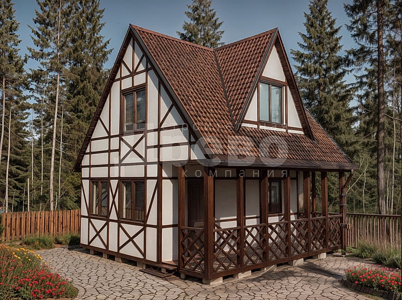 Дачный дом проект дачный Сириус-9