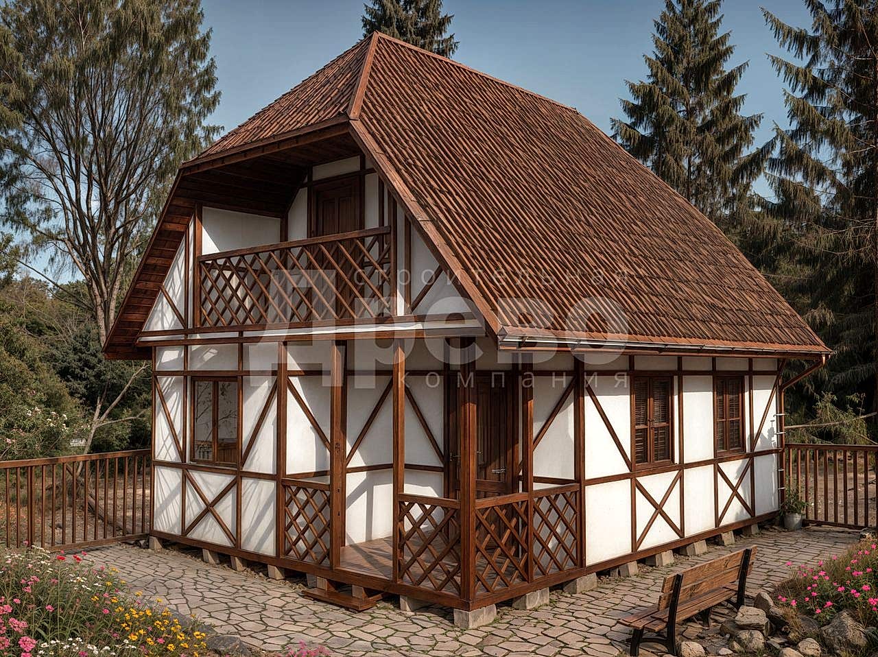 Дачный дом проект дачный Сириус-16