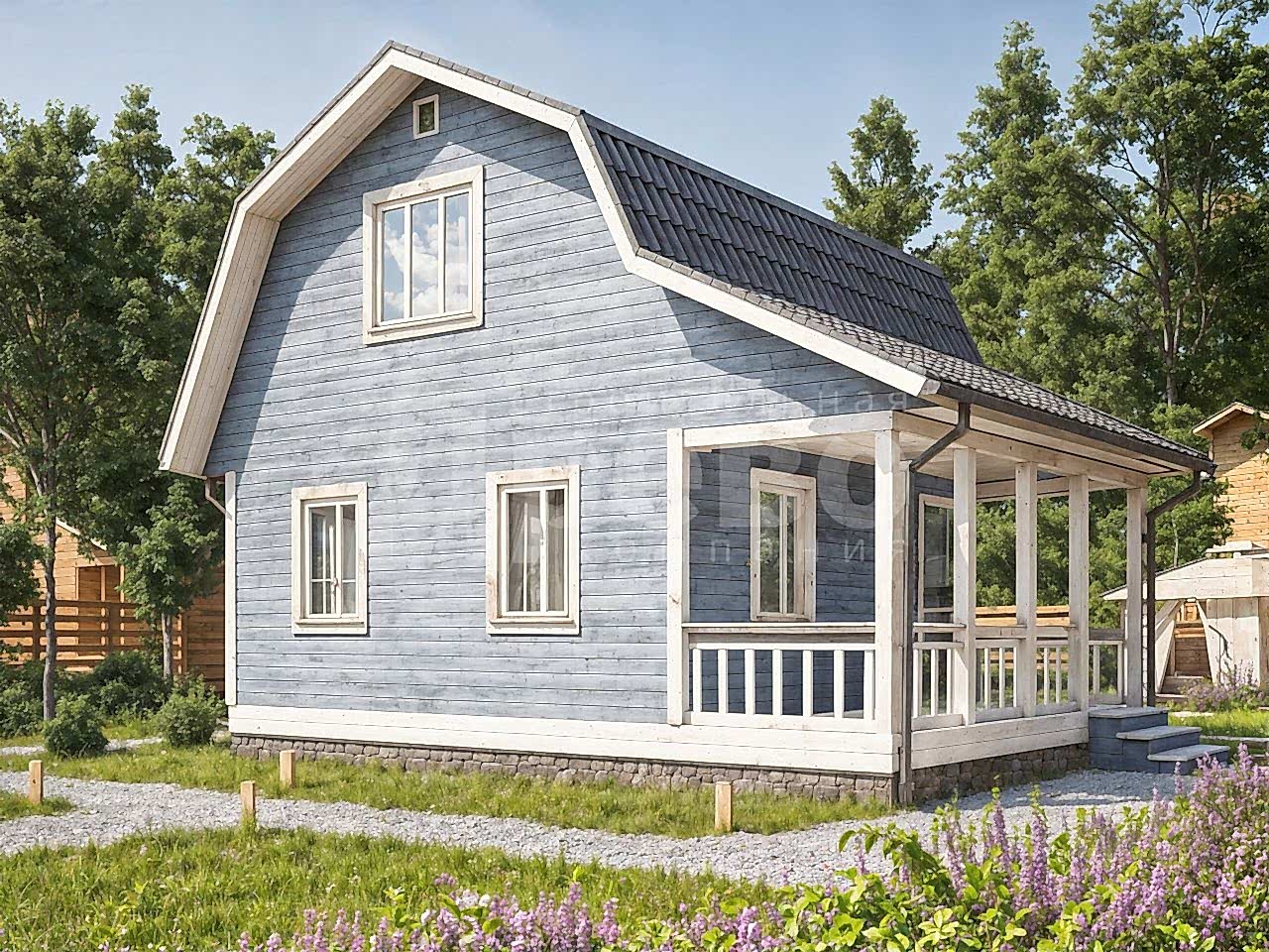 Дачный дом проект дачный Юпитер-4