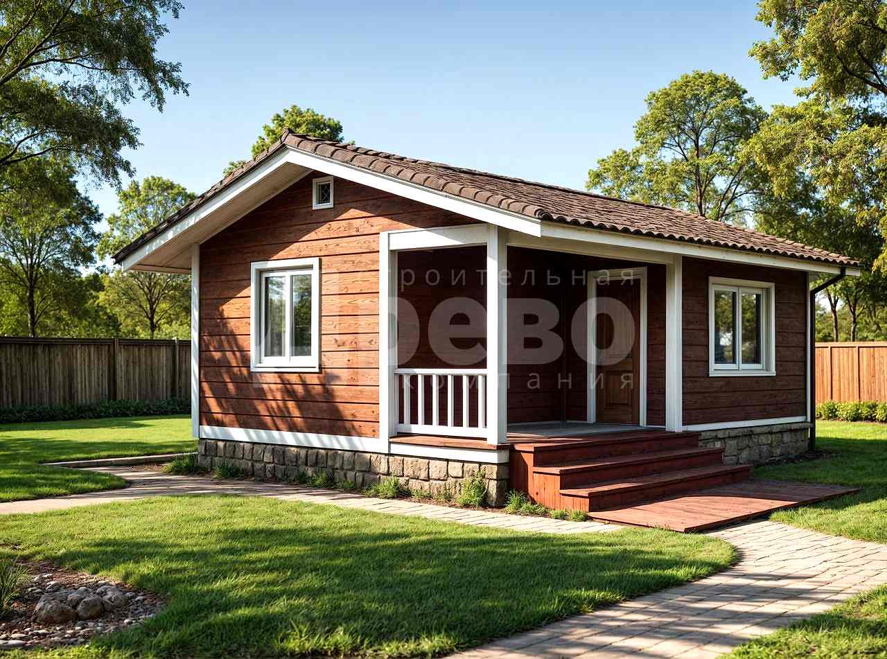 Дачный дом проект дачный Ж-53-03