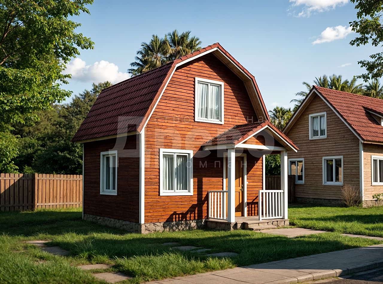 Дачный дом проект дачный Ж-53-07