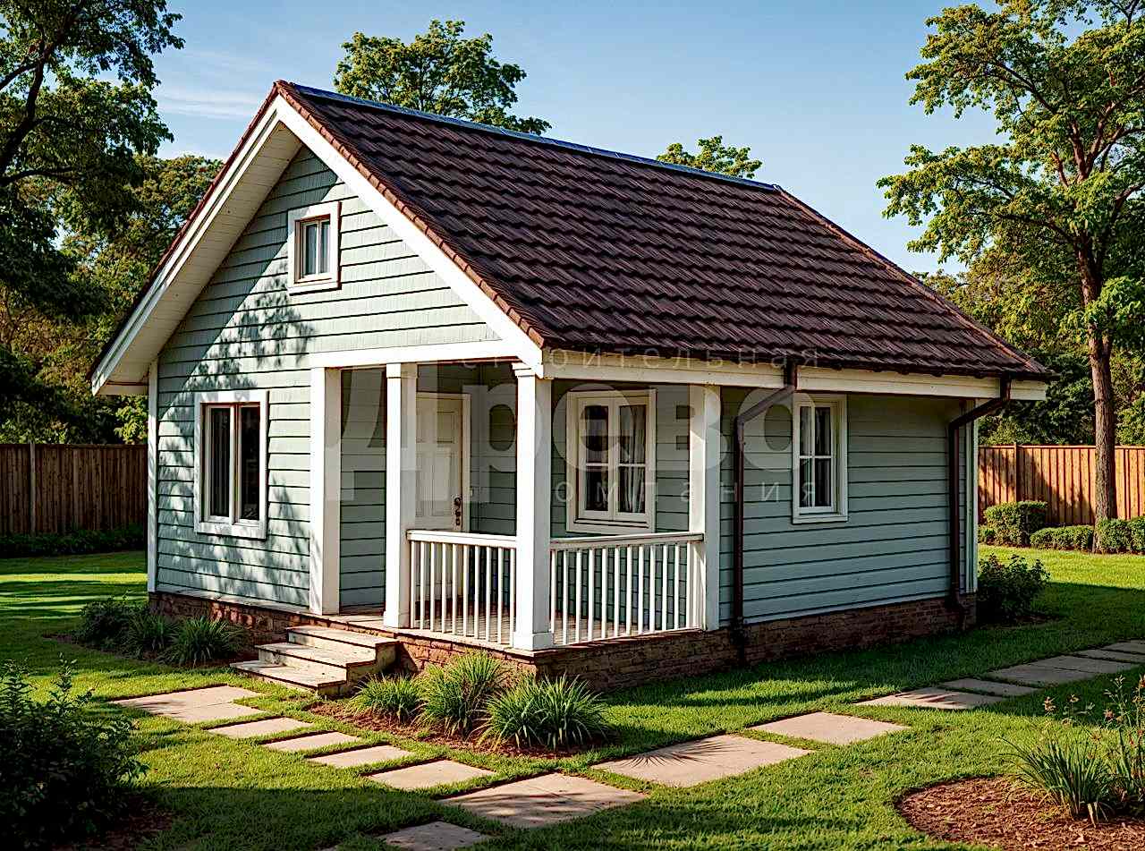 Дачный дом проект дачный Ж-53-19