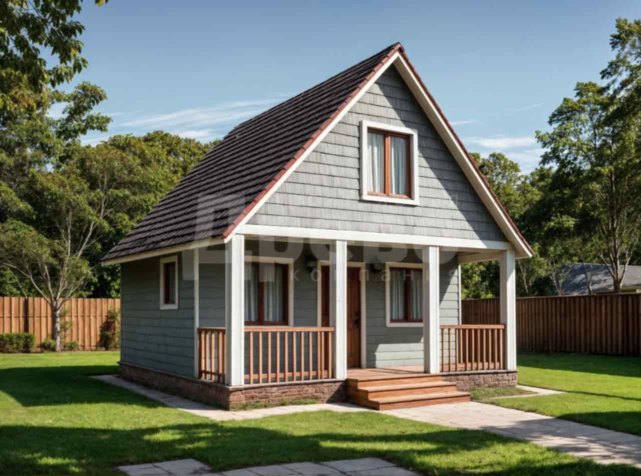 Дачный дом проект дачный Ж-53-22