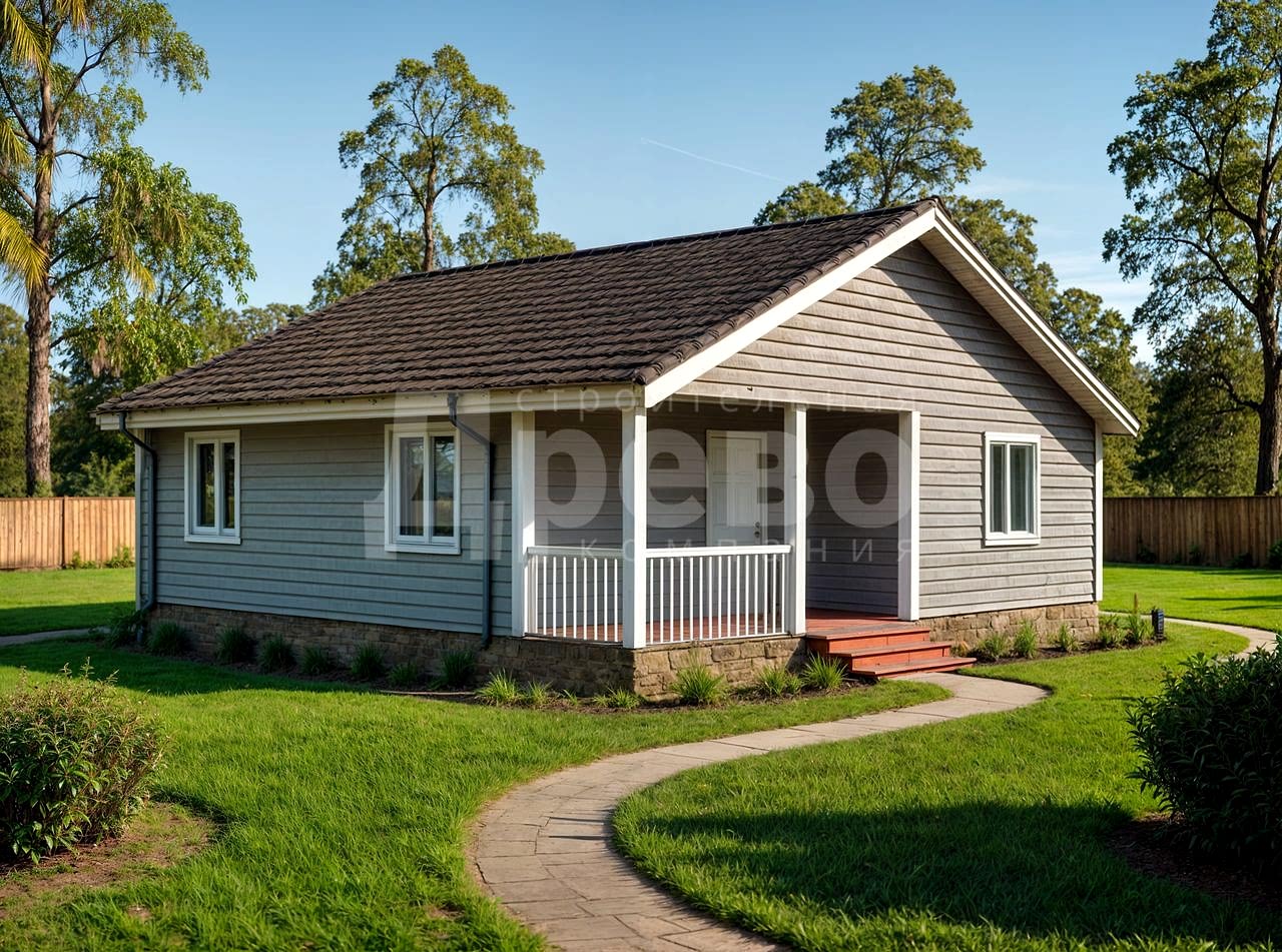 Дачный дом проект дачный Ж-53-24