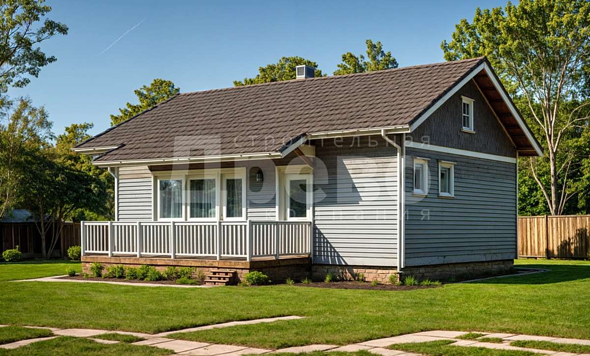 Дачный дом проект дачный Ж-53-37