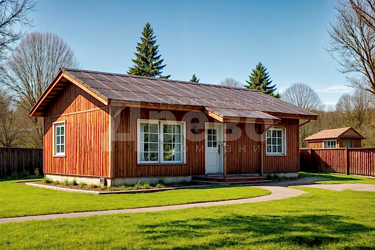 Дачный дом проект дачный Ж-53-44