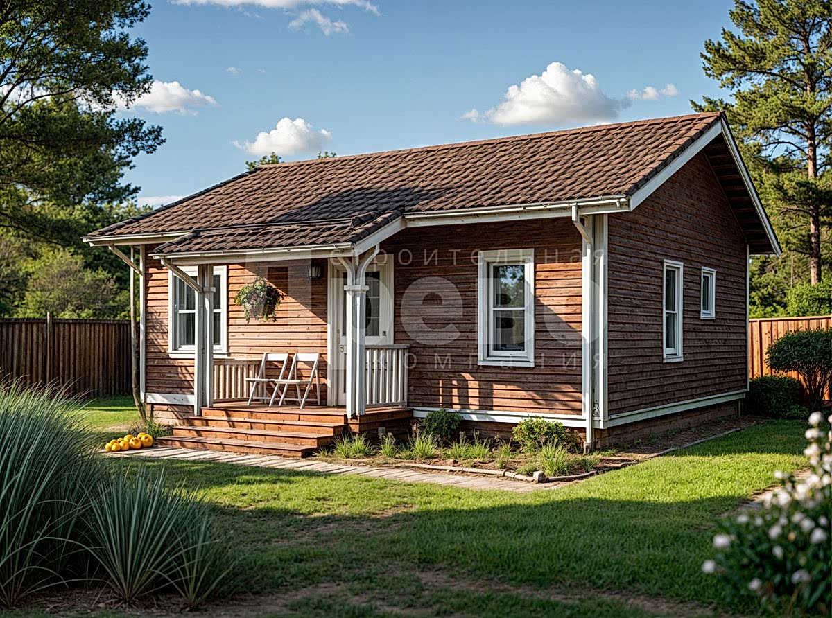 Дачный дом проект дачный Ж-53-50