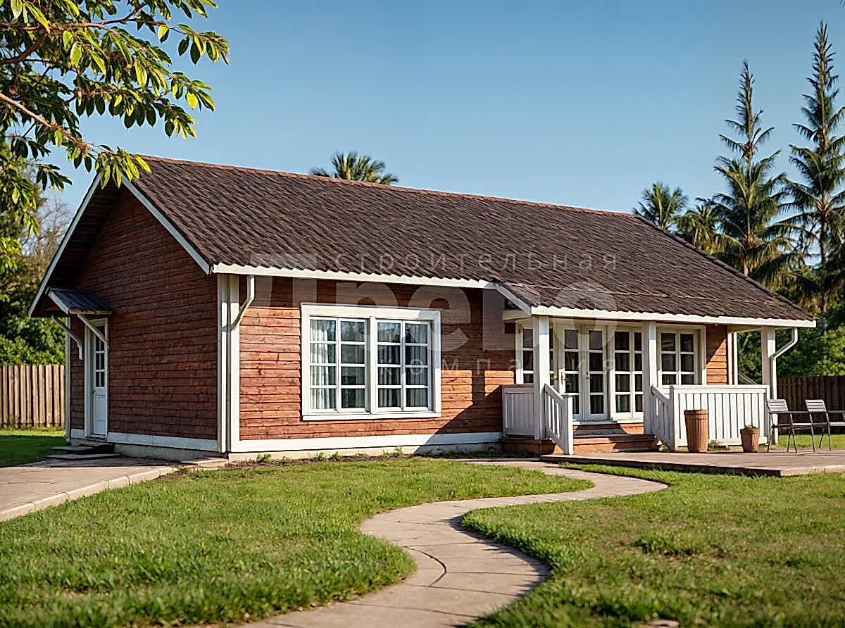 Дачный дом проект дачный Ж-53-55