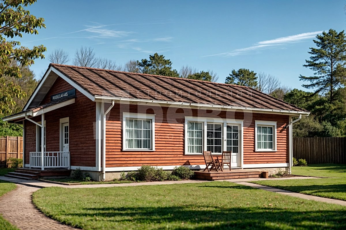 Дачный дом проект дачный Ж-53-56