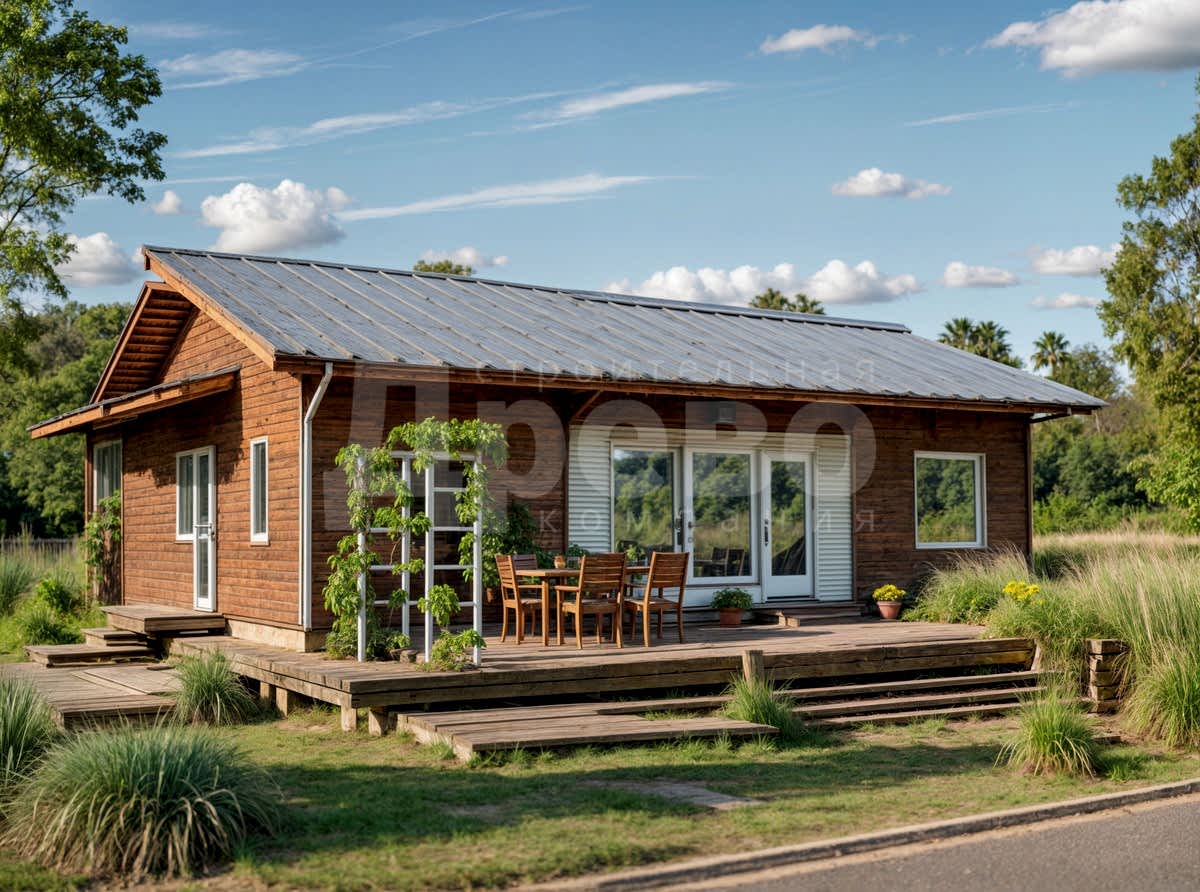 Дачный дом проект дачный Ж-53-60