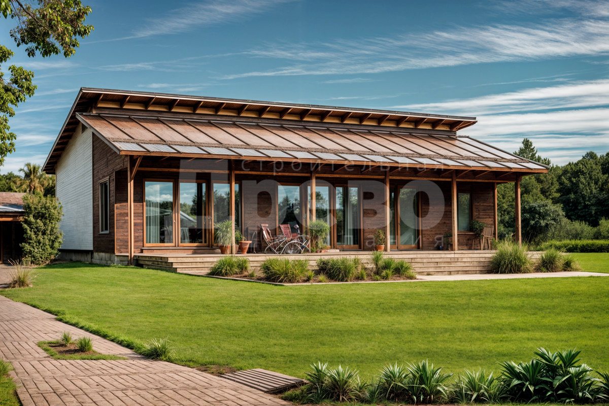 Дачный дом проект дачный Ж-53-62