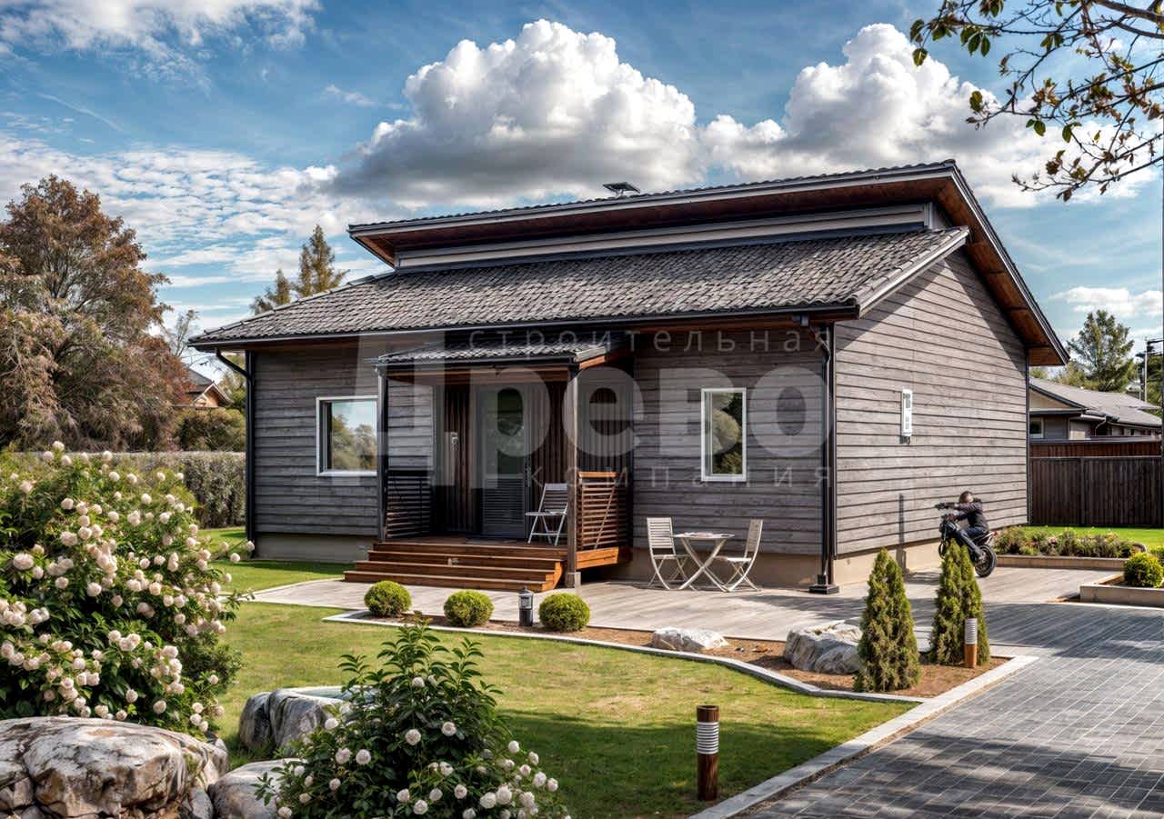 Дачный дом проект дачный Ж-53-80