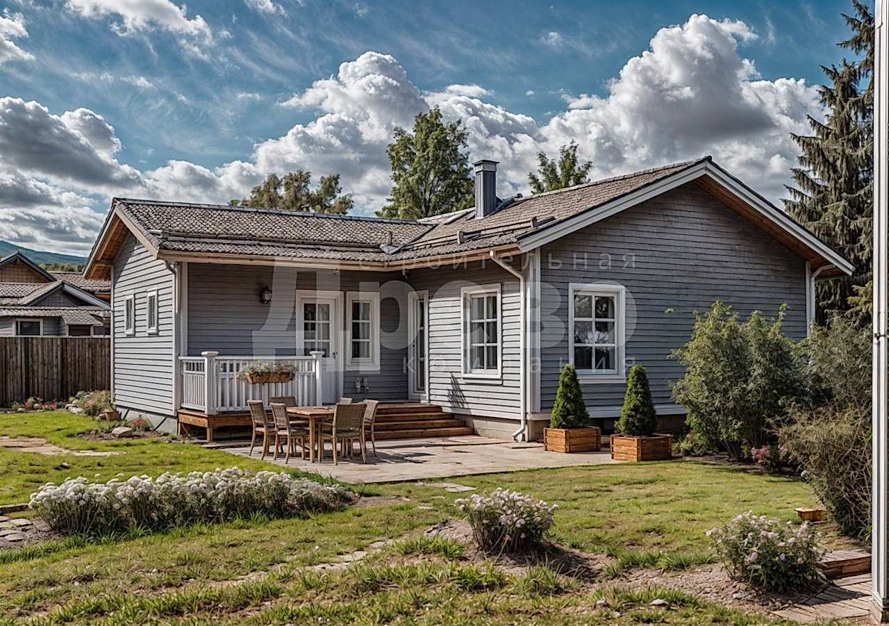 Дачный дом проект дачный Ж-53-82