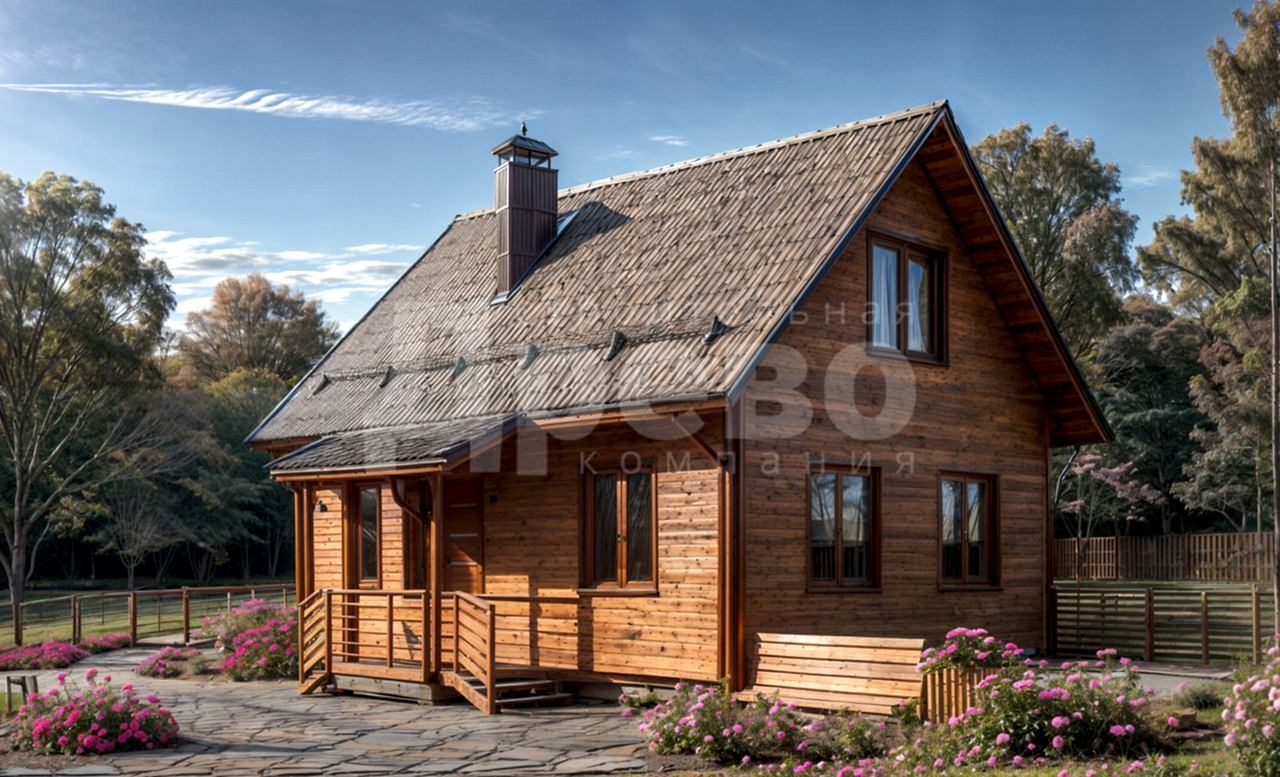 Дачный дом проект дачный Ж-53-95