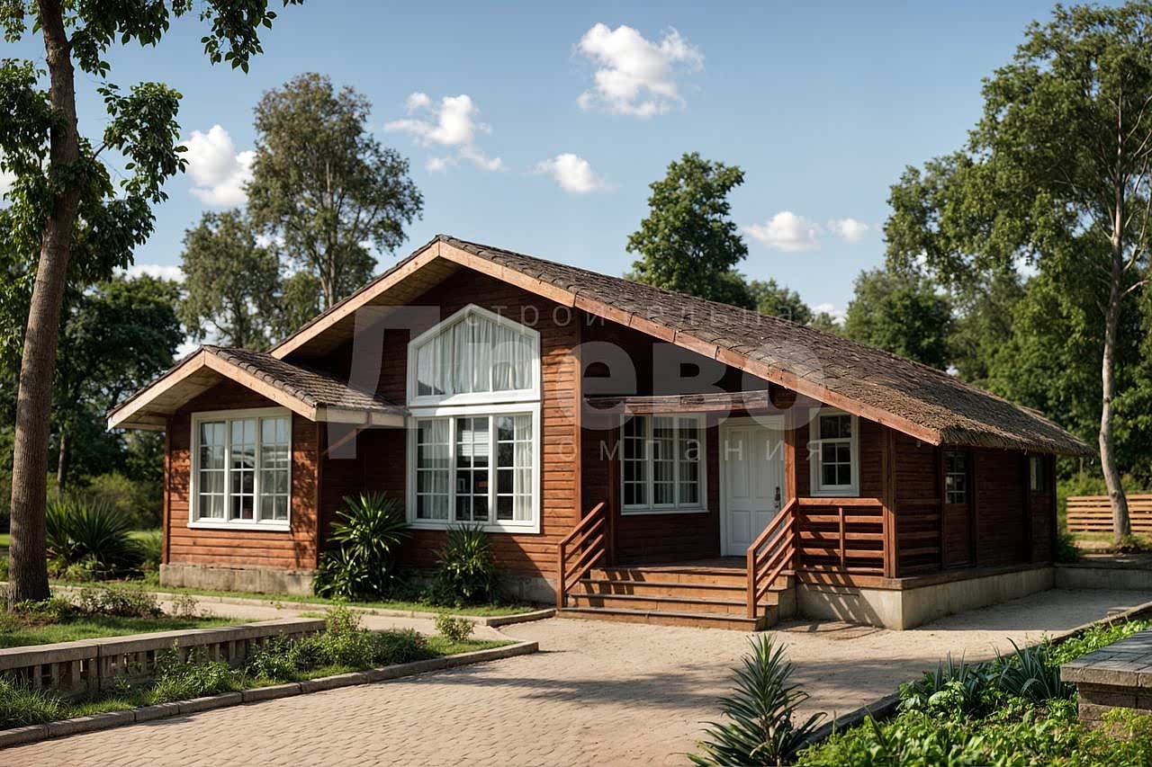 Дом проект из бруса Ж-54-162