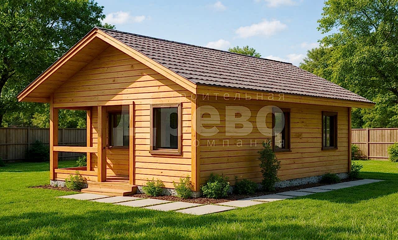 Дом проект из бруса Ж-54-199