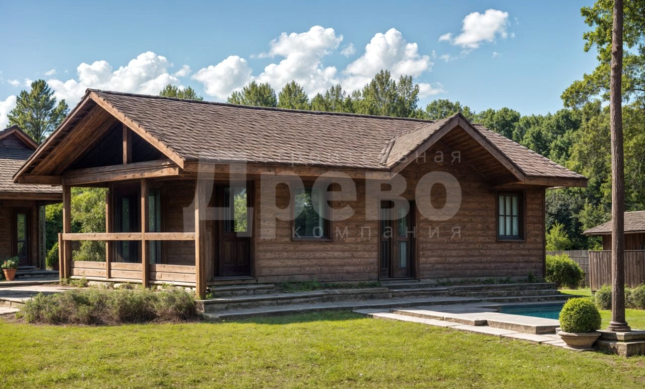 Дом проект из бруса Ж-54-202