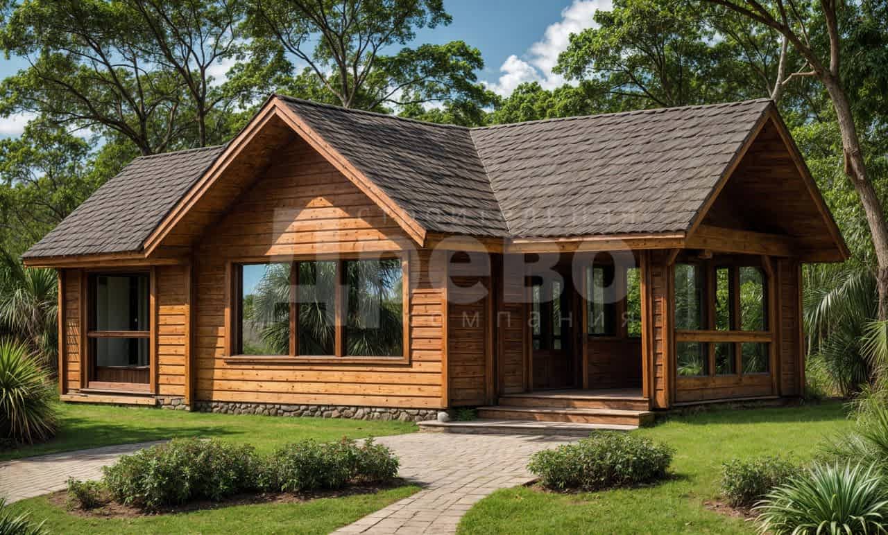 Дом проект из бруса Ж-54-203