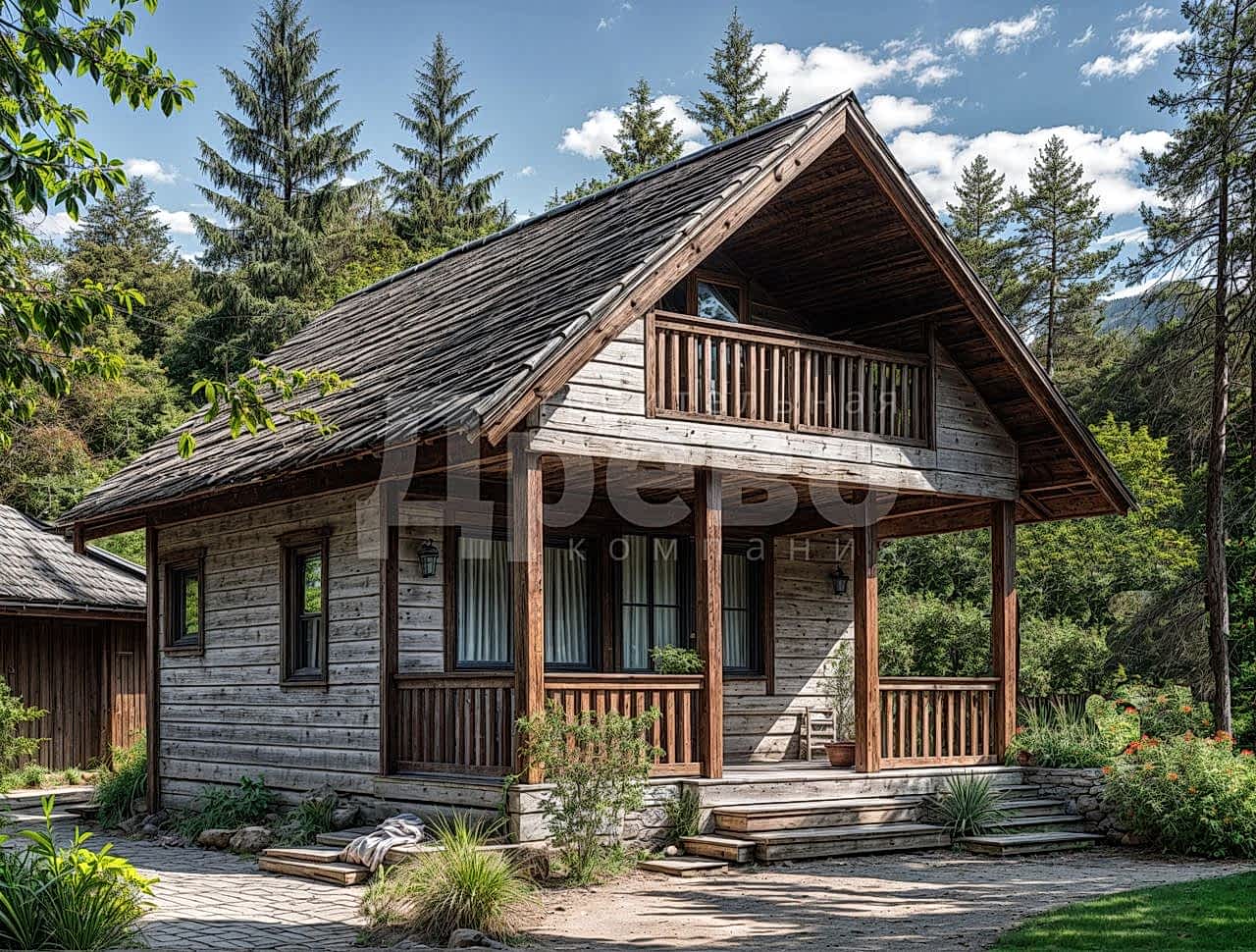 Дом проект из бруса Ж-54-46