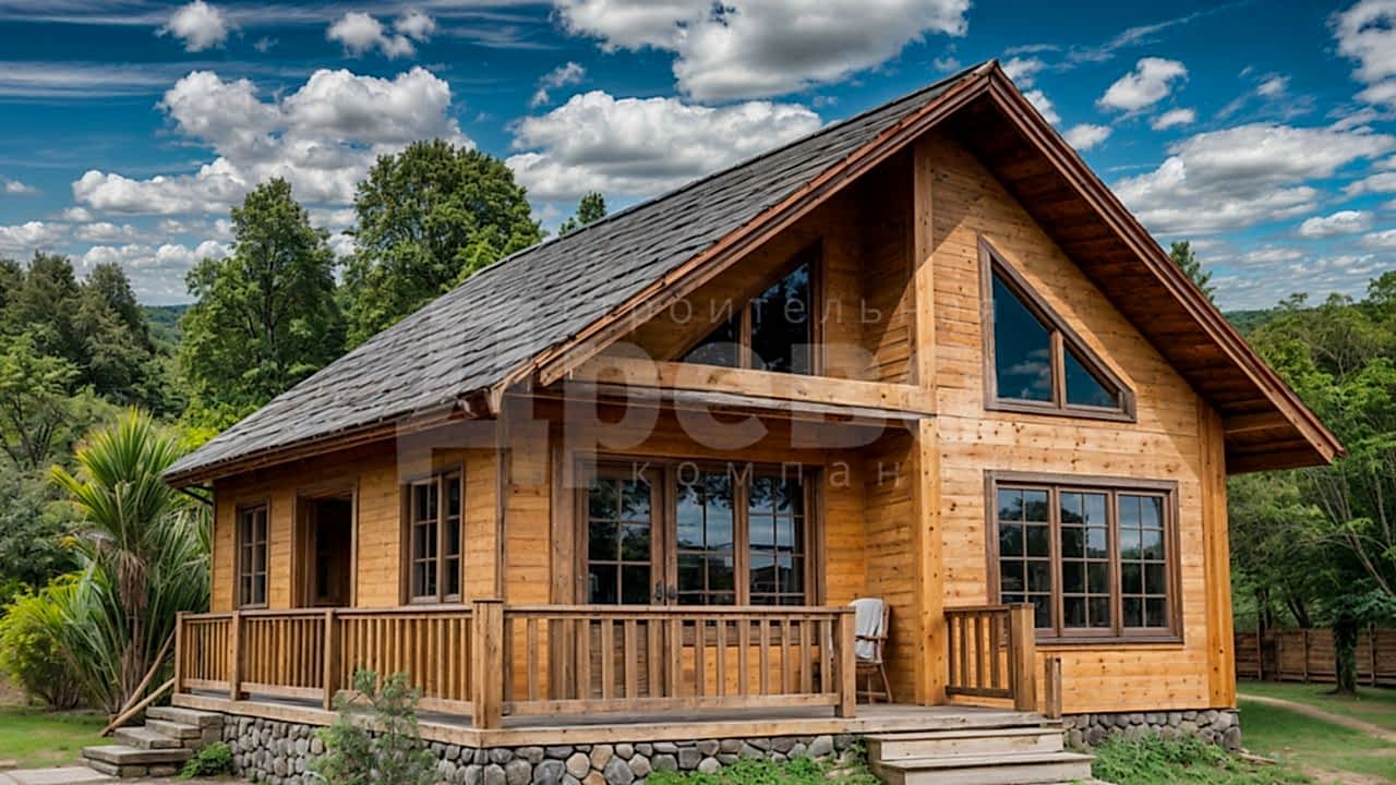 Дом проект из бруса Ж-54-61