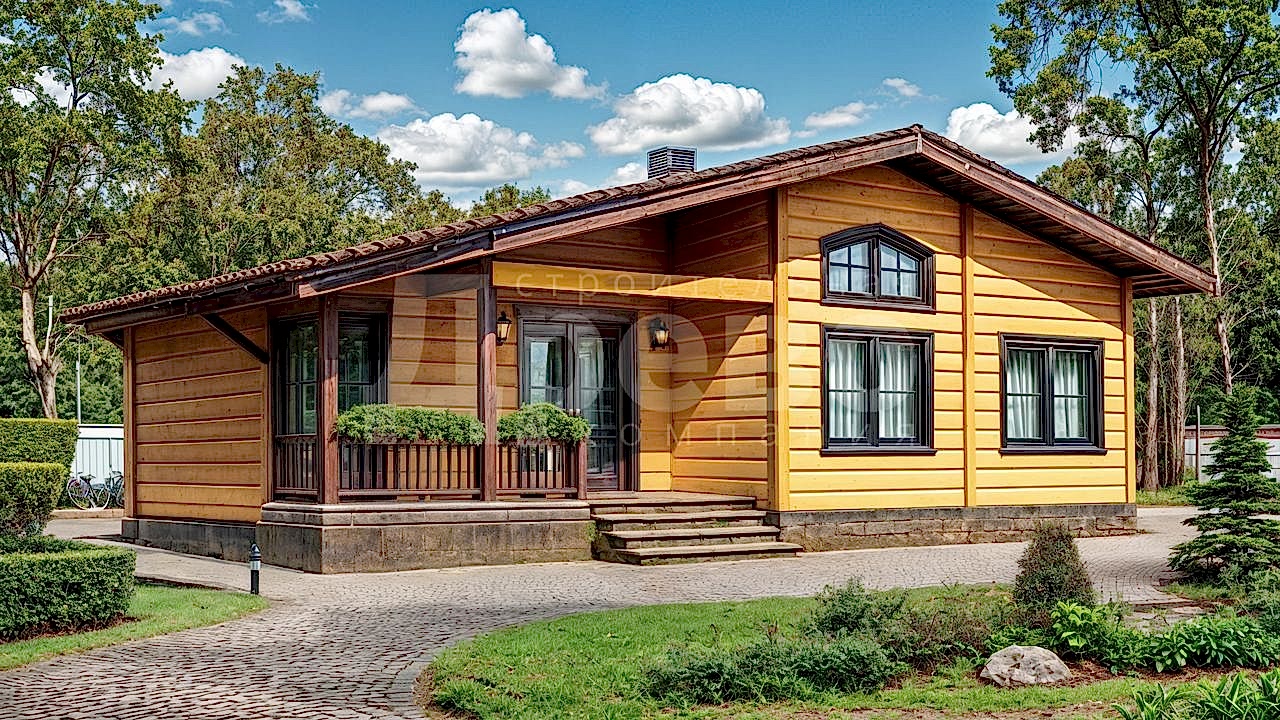 Дом проект из бруса Ж-54-89